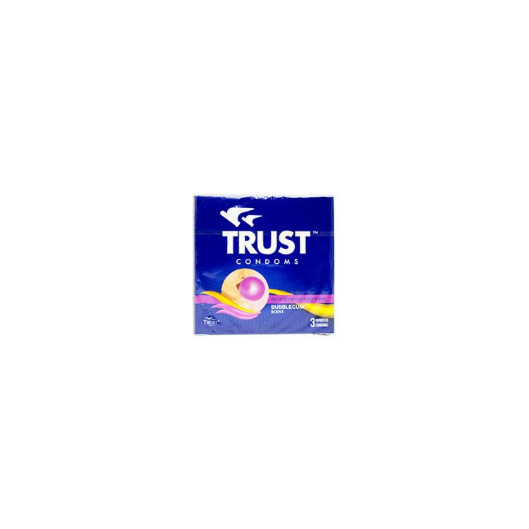 TRUST CONDOM BUBBLEGUM SCNT 3'S