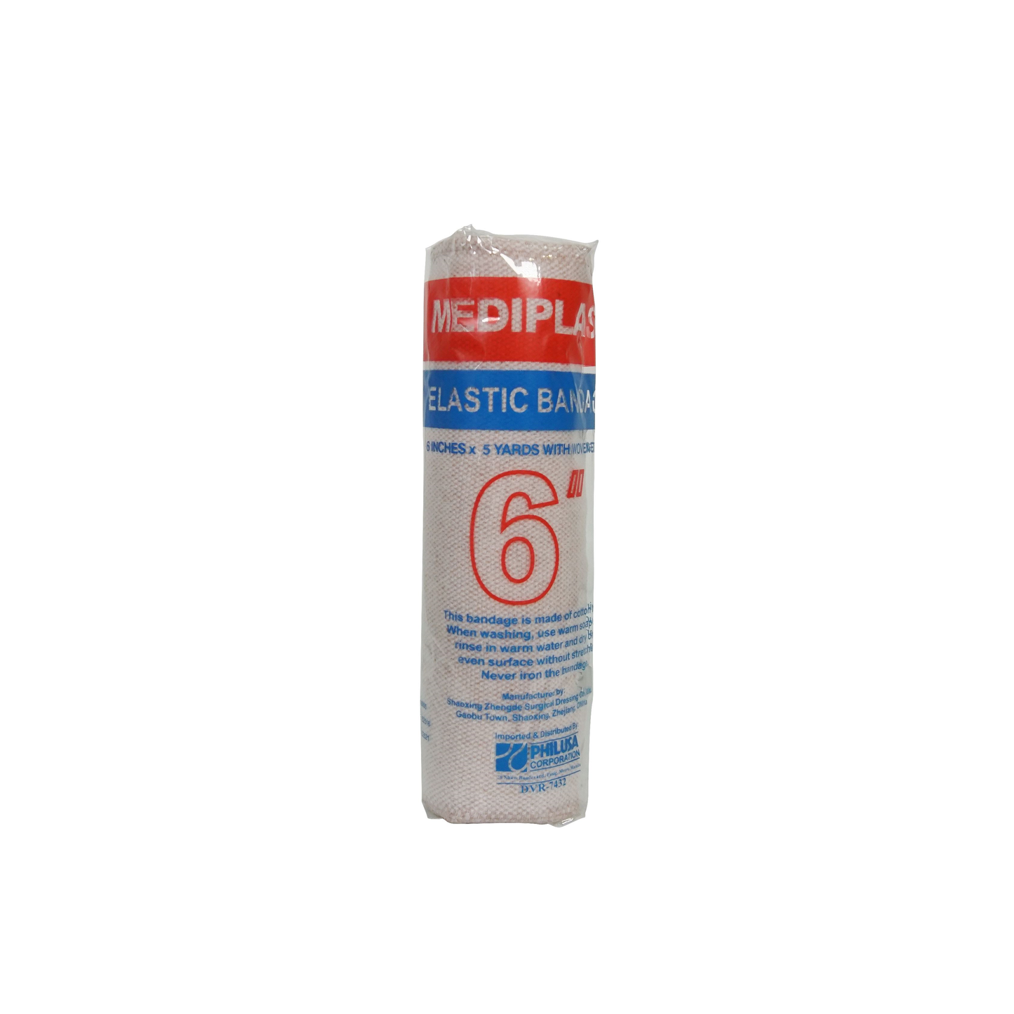 MEDIPLAST ELASTIC BANDAGE - FLESH 6X5