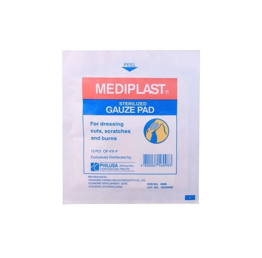 MEDIPLAST GAUZE PADS 4X4