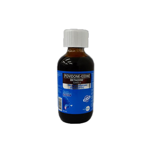 BETADINE 1% ORAL SOLN GARGLE 60ML