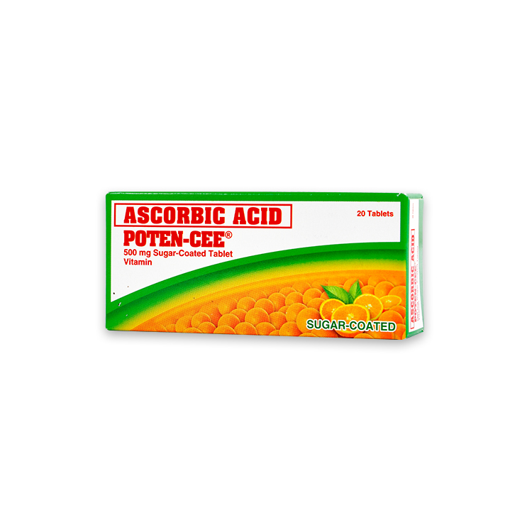 POTEN-CEE SUGAR COATED TAB 500MG 20'S