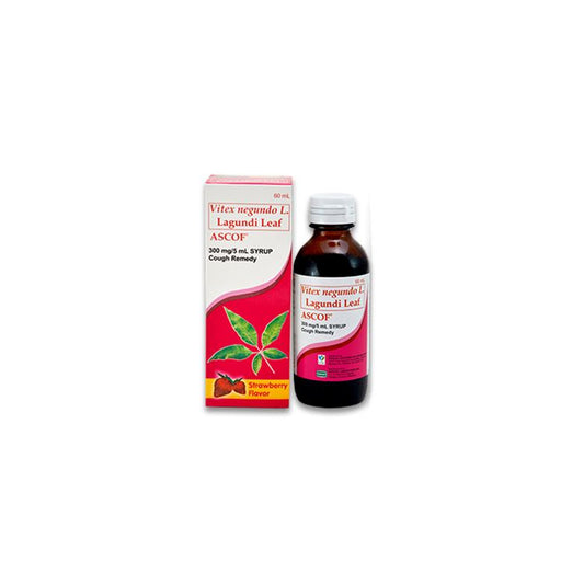 ASCOF SYR STRAW 300MG/5ML 60ML