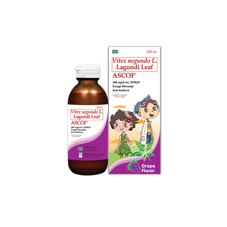 ASCOF SYR GRAPE 300MG/5ML 120ML