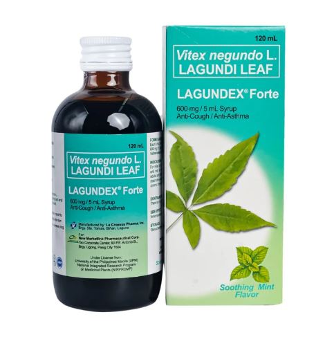 LAGUNDEX SYR 600MG/5ML 120ML MNT