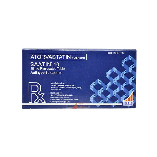 SAATIN 10 FILM COATED TAB 10MG