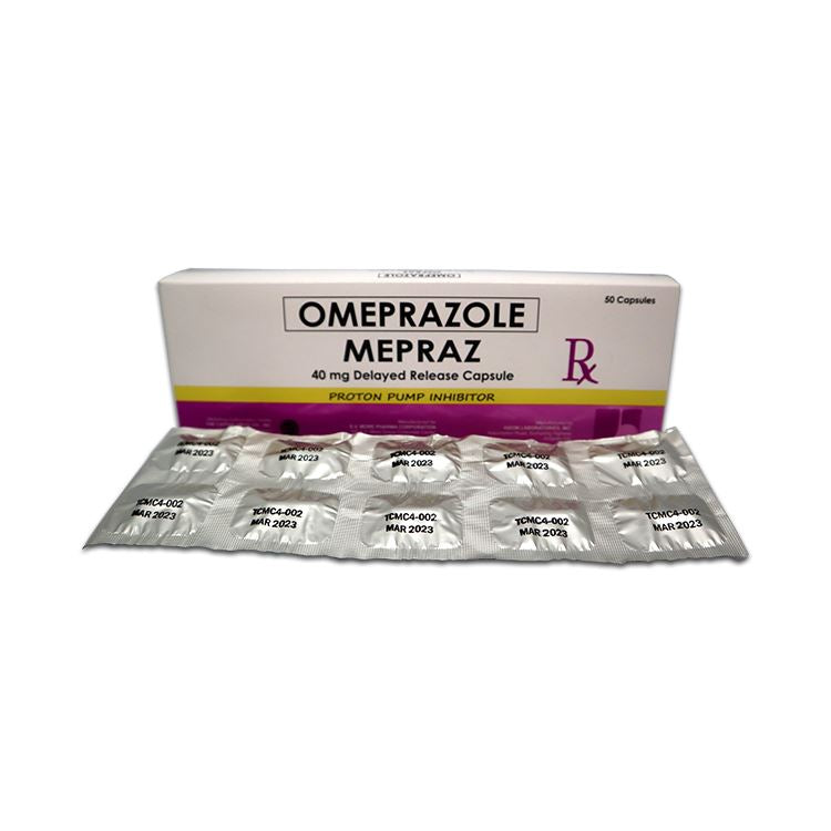 MEPRAZ 40MG DELAYED-RELEASE CAP