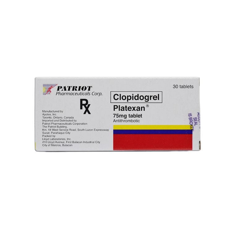 PLATEXAN TAB 75MG