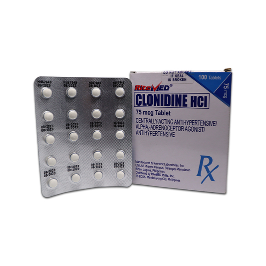 RM CLONIDINE HCL 75MCG TAB