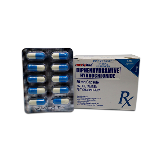 RM DIPHENHYDRAMINE 50MG CAP