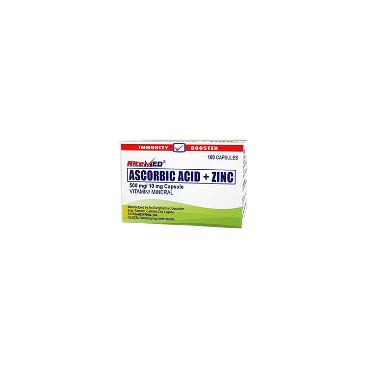 RM ASCORBIC+ZINC CAP 500MG