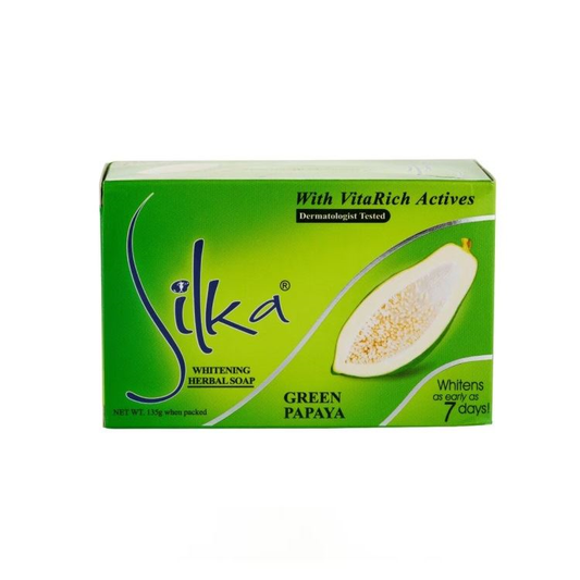 SILKA SOAP 135G-GREEN PAPAYA