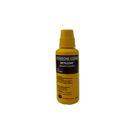 BETADINE WOUND SOLN 10% 25ML