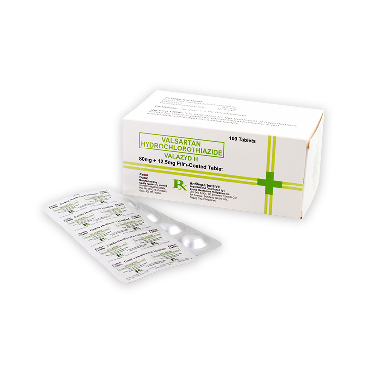 VALAZYD H FC TAB 80MG/12.5MG