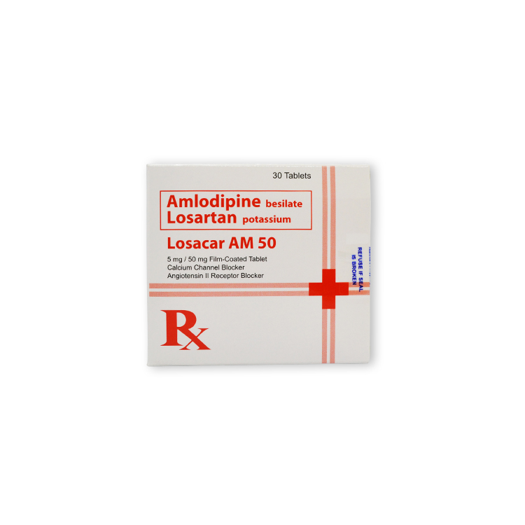 LOSACAR AM 50 FC TAB 50MG/5MG