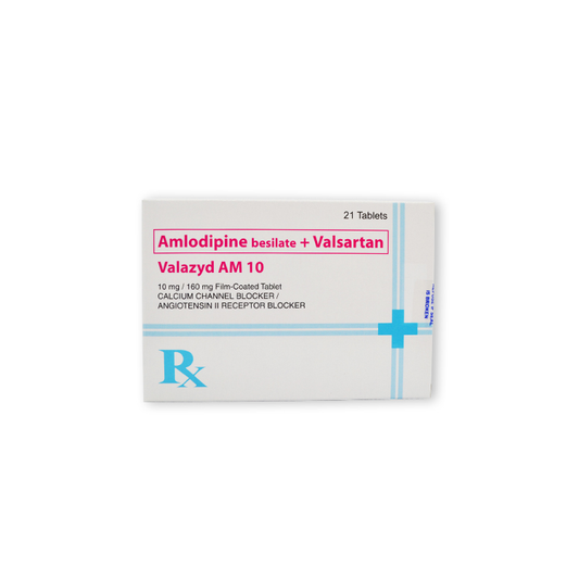 VALAZYD AM 10 FC TAB 10MG/160MG