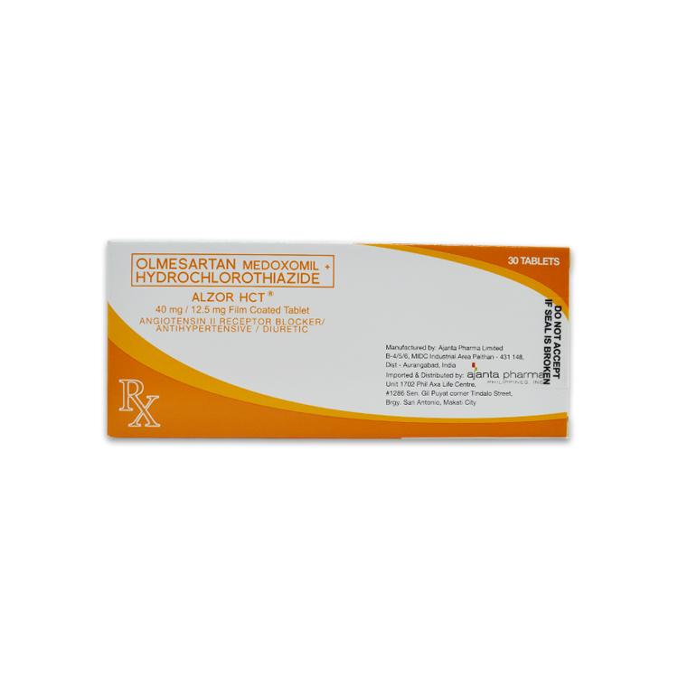 ALZOR HCT TAB 40MG/12.5MG