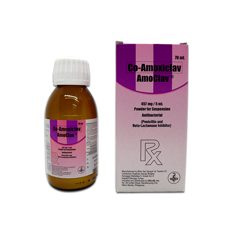 AMOCLAV 457MG/5ML SUSP 70ML