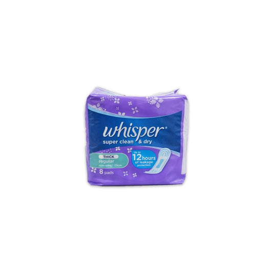 WHISPER SUPER CLEAN NONWING 8'S