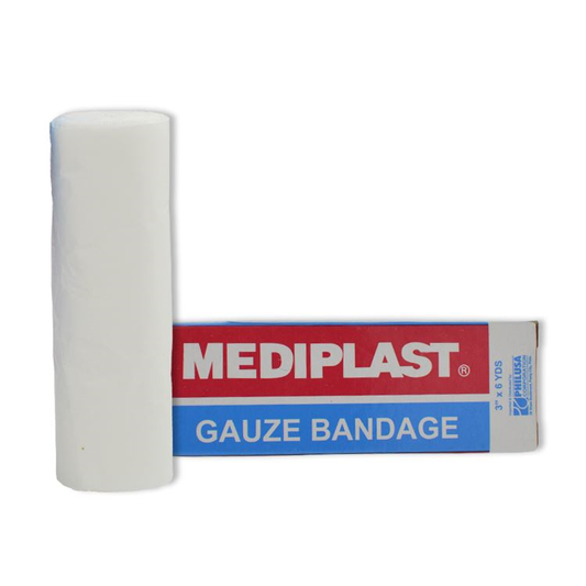 MEDIPLAST GAUZE BANDAGES 3  6YDS