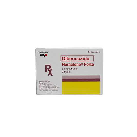 HERACLENE FORTE CAP 3MG