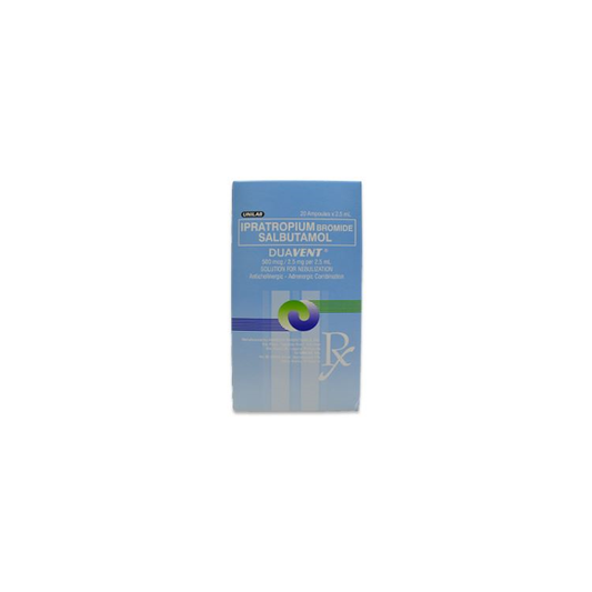 DUAVENT PULMONEB 500MCG/2.5MG 2.5ML