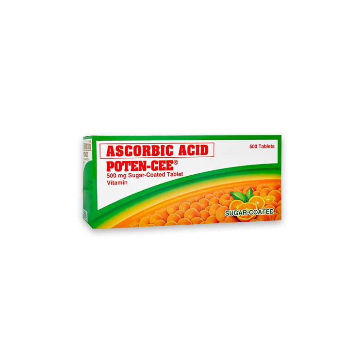 POTEN-CEE SUGAR COATED TAB 500MG