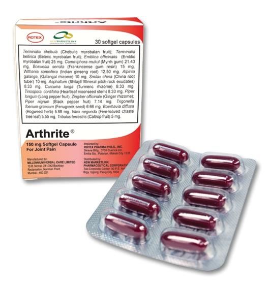 ARTHRITE SOFTGEL 150 MG