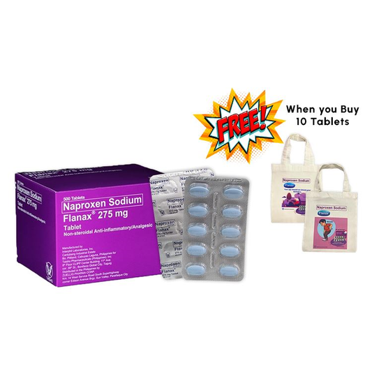 FLANAX 275MG TAB (10 TABS) Free Tote Bag