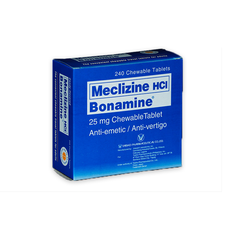 BONAMINE 25MG CHEW TAB