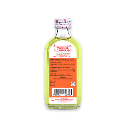 IPI ACEITE ALCAMFORADO SOL 50ML