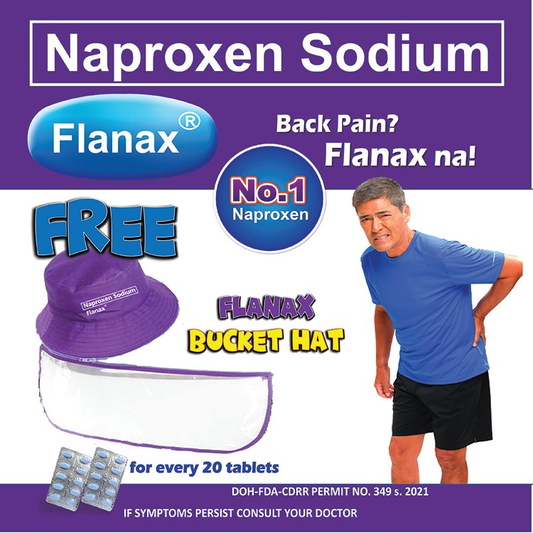 FLANAX 275MG TAB (20 TABS) Free Bucket Hat