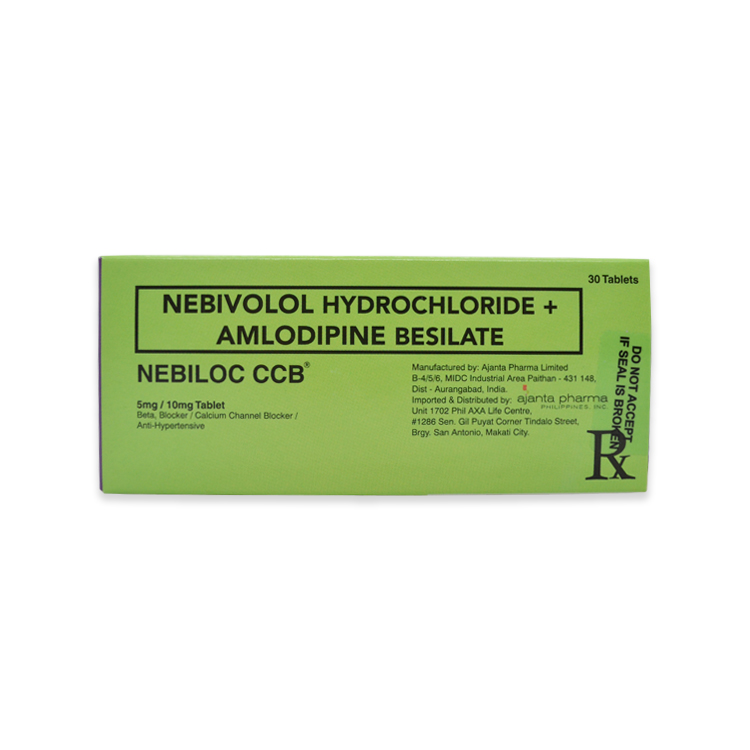 NEBILOC CCB TAB 5MG/10MG