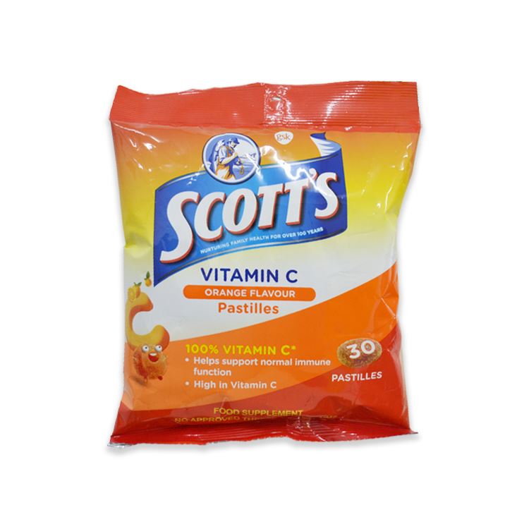 SCOTTS VIT-C PASTILLES ORANGE 30'S