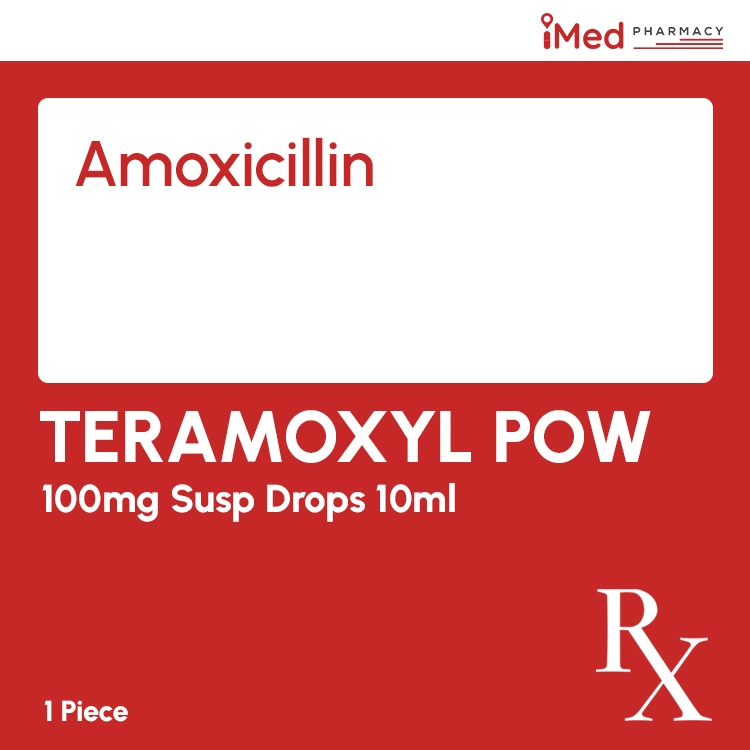 TERAMOXYL POW SUSP DRP 100MG 10ML