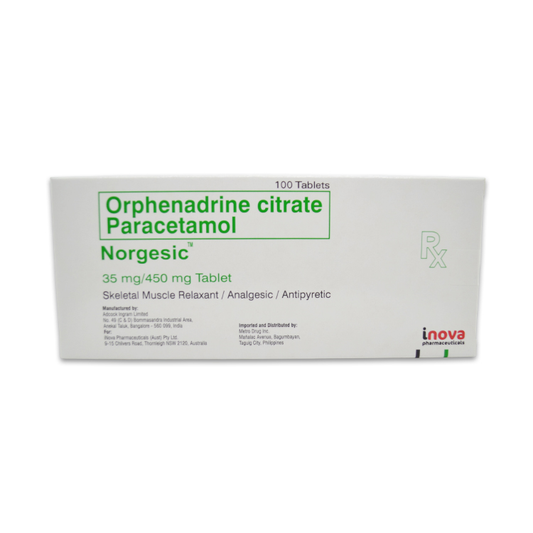 NORGESIC PL TAB 35MG/450MG