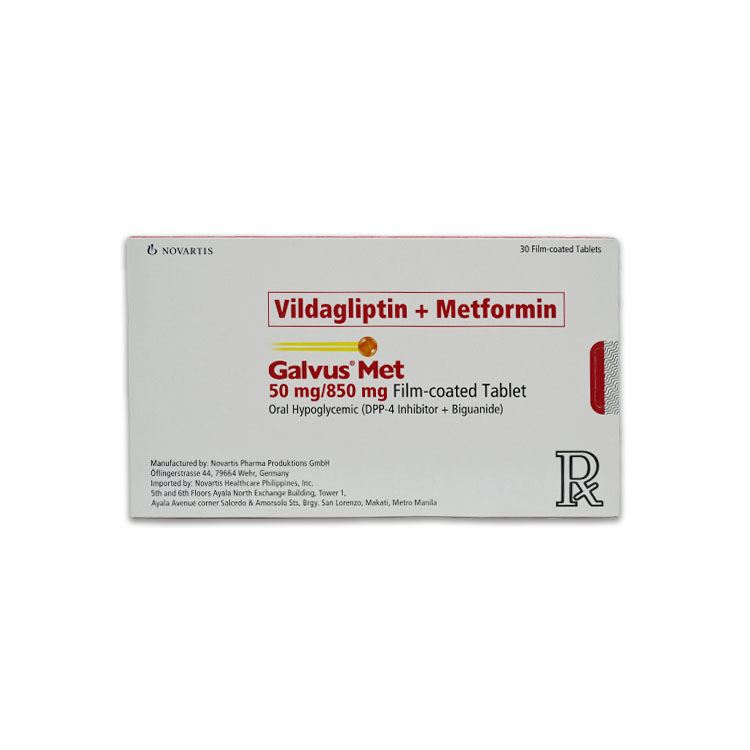 GALVUSMET TAB 50MG/850MG