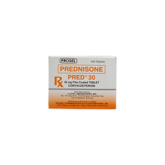 PRED 30 TAB 30MG