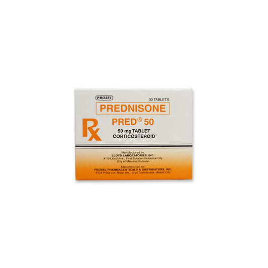 PRED 50 TAB 50MG