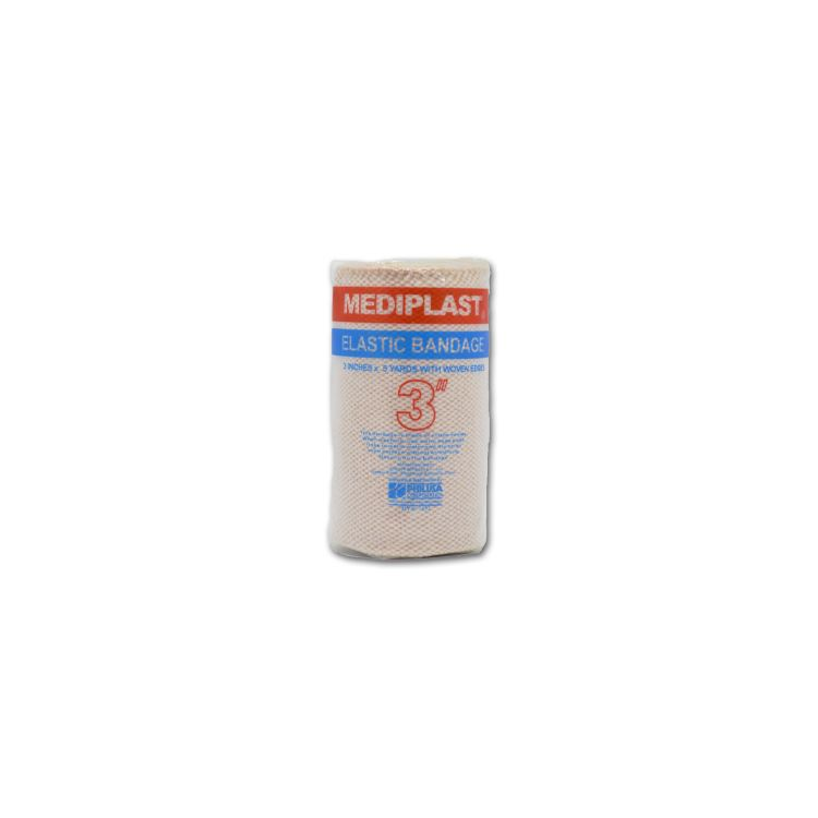 MEDIPLAST ELASTIC BANDAGE - FLESH 3X5