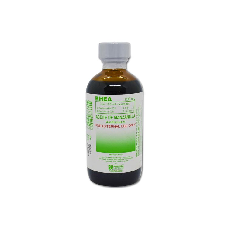 RHEA ACEITE MANZANILLA PLAIN 120ML