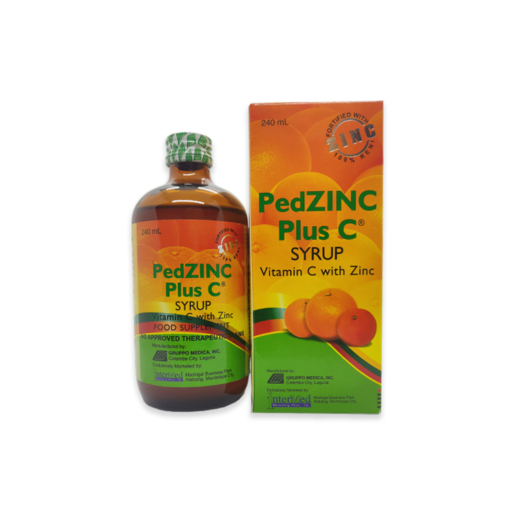 PEDZINC PLUS C SYR 240ML