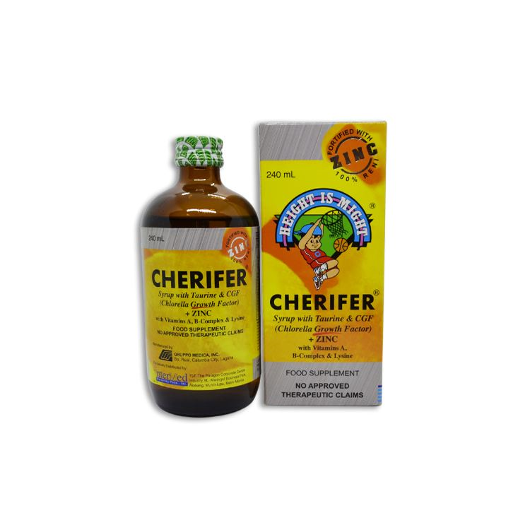 CHERIFER FTE W/ ZINC SYR 240ML