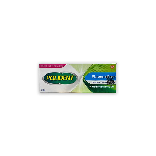 POLIDENT FLAVOUR FREE ADHESIVE CRM 20G