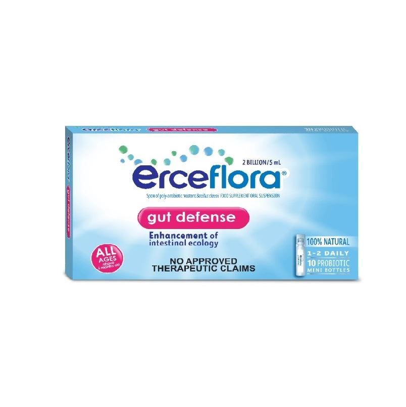 ERCEFLORA GUT DEFENSE 2B CFU/5MLSUS