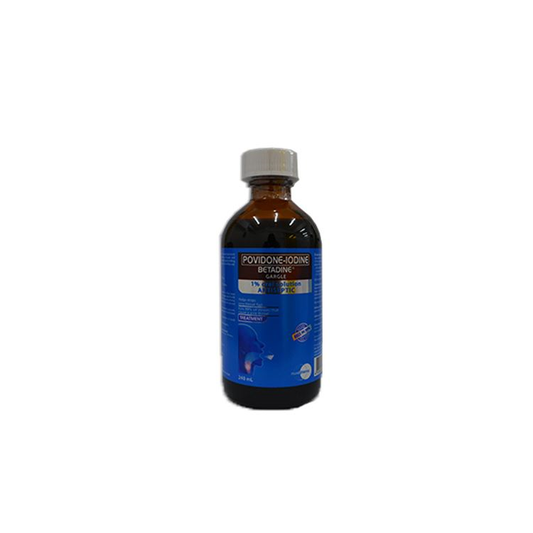 BETADINE 1% ORAL SOLN GARGLE 240ML