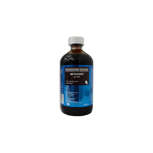 BETADINE 1% ORAL SOLN GARGLE 500ML