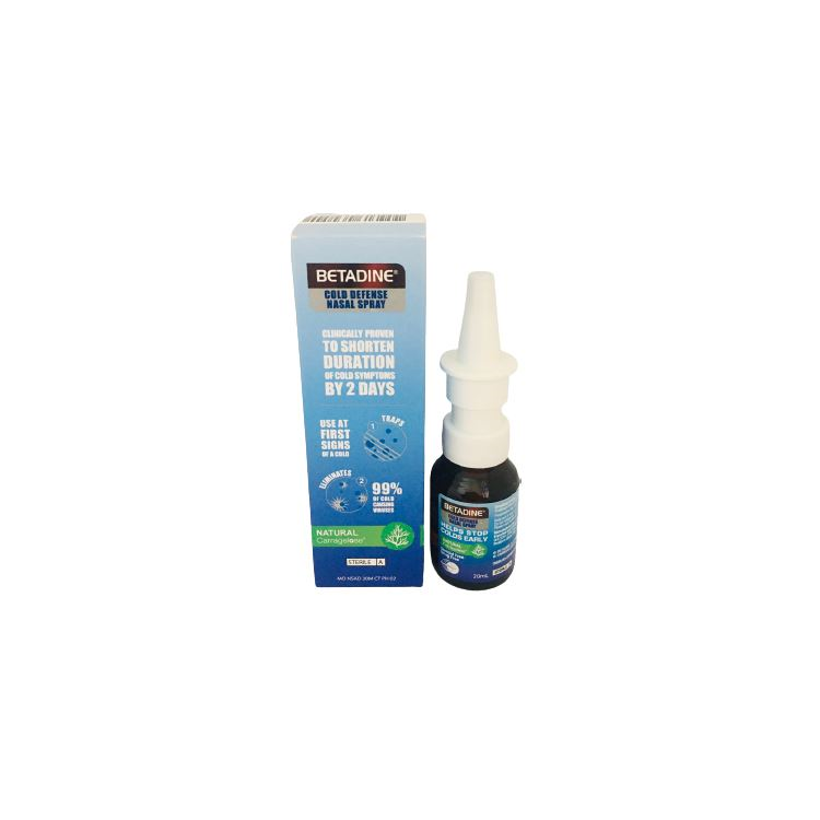 BETADINE COLD DEF NASAL SPRAY 20ML