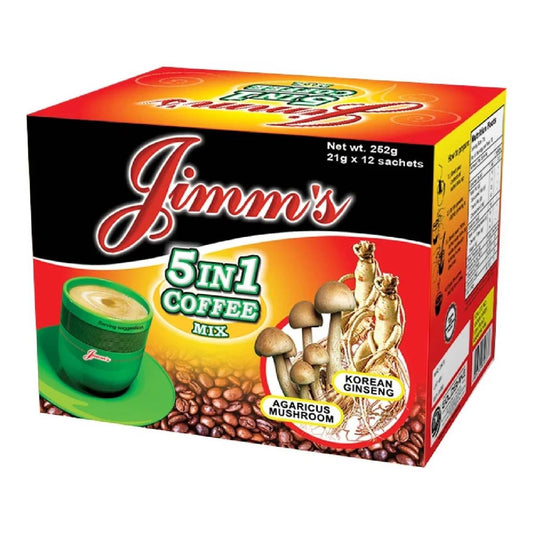 JIMM'S 5N1 COFFEE MIX W/GINSENG