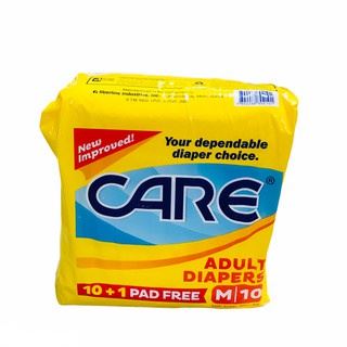 CARE ADULT DIAPER MEDIUM 10S