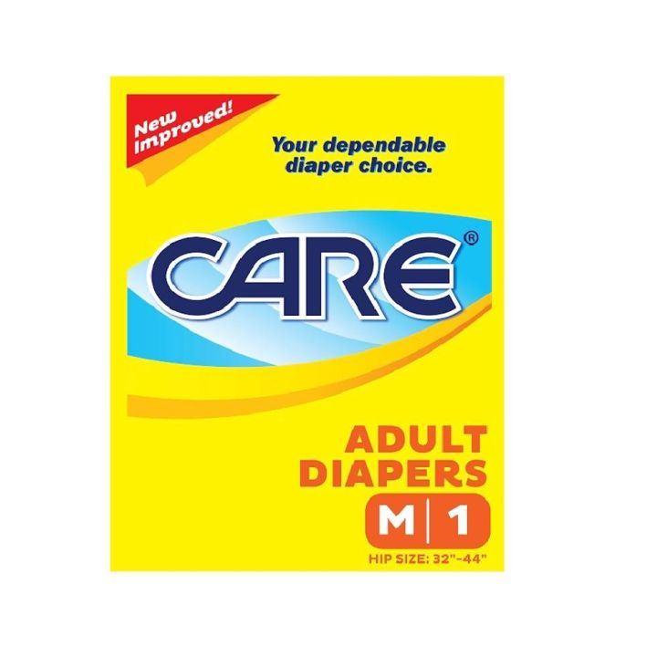 CARE ADULT DIAPER MEDIUM SINGLE